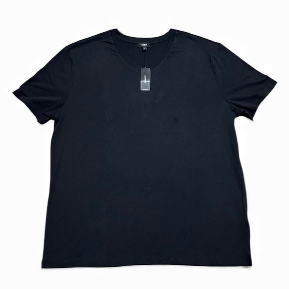 EXPRESS Pima cotton black short sleeve T-shirt size XL New